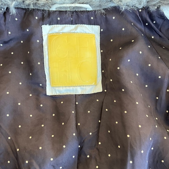 CH Carolina Herrera Jacket Rabbit Fur Size Small - Picture 8 of 11